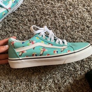 Aqua Swimming Cat Summer Vans
